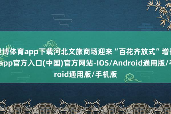 世博体育app下载河北文旅商场迎来“百花齐放式”增长-世博app官方入口(中国)官方网站-IOS/Android通用版/手机版