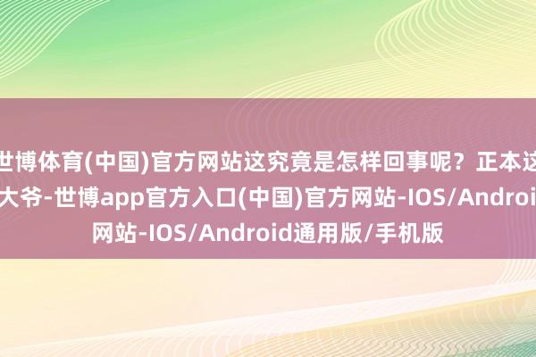 世博体育(中国)官方网站这究竟是怎样回事呢？正本这位砸女子车窗的大爷-世博app官方入口(中国)官方网站-IOS/Android通用版/手机版