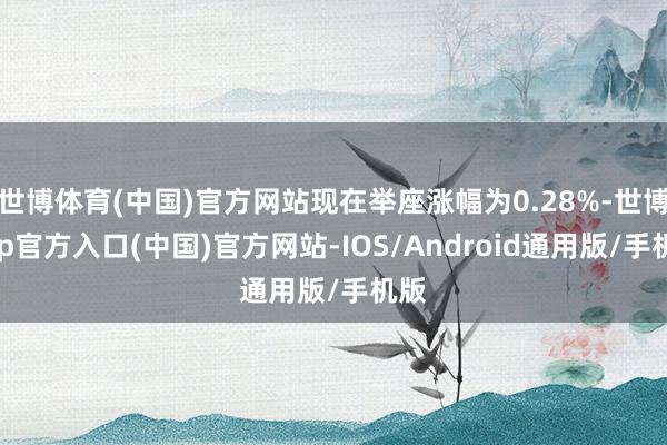 世博体育(中国)官方网站现在举座涨幅为0.28%-世博app官方入口(中国)官方网站-IOS/Android通用版/手机版