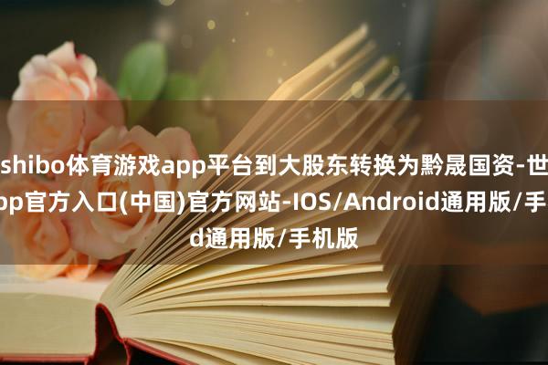 shibo体育游戏app平台到大股东转换为黔晟国资-世博app官方入口(中国)官方网站-IOS/Android通用版/手机版