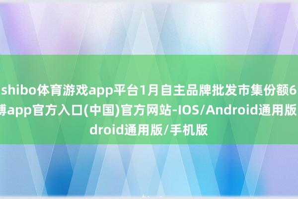 shibo体育游戏app平台1月自主品牌批发市集份额69%-世博app官方入口(中国)官方网站-IOS/Android通用版/手机版