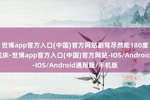 世博app官方入口(中国)官方网站副驾尽然能180度放平跟后排连成床-世博app官方入口(中国)官方网站-IOS/Android通用版/手机版