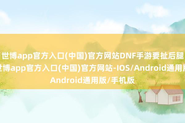 世博app官方入口(中国)官方网站DNF手游要扯后腿起来了-世博app官方入口(中国)官方网站-IOS/Android通用版/手机版