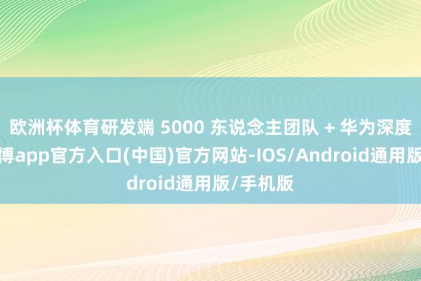 欧洲杯体育研发端 5000 东说念主团队 + 华为深度相助-世博app官方入口(中国)官方网站-IOS/Android通用版/手机版