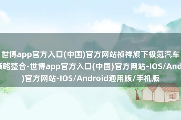 世博app官方入口(中国)官方网站祯祥旗下极氪汽车和领克汽车将进行策略整合-世博app官方入口(中国)官方网站-IOS/Android通用版/手机版