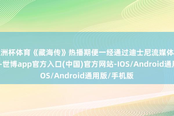 欧洲杯体育《藏海传》热播期便一经通过迪士尼流媒体平台同步播出-世博app官方入口(中国)官方网站-IOS/Android通用版/手机版