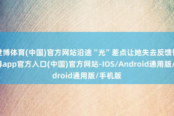 世博体育(中国)官方网站沿途“光”差点让她失去反馈智力-世博app官方入口(中国)官方网站-IOS/Android通用版/手机版