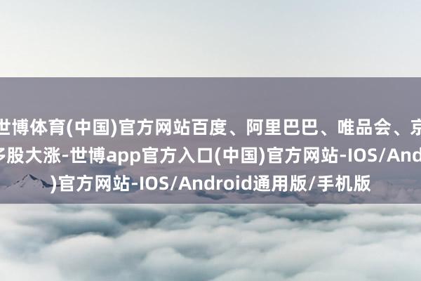 世博体育(中国)官方网站百度、阿里巴巴、唯品会、京东、携程、理思等多股大涨-世博app官方入口(中国)官方网站-IOS/Android通用版/手机版